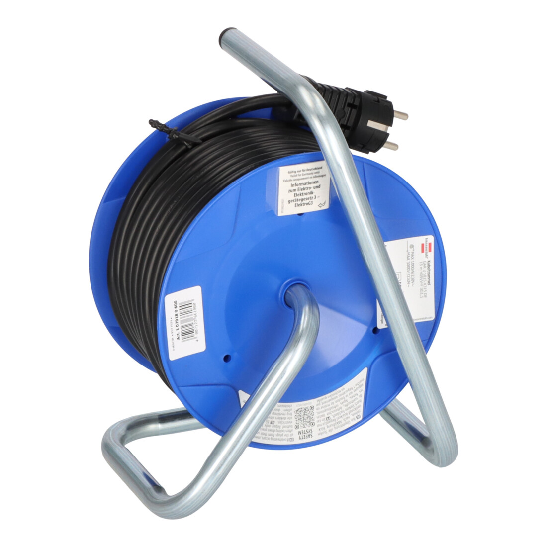 Garant Compacte Kabelhaspel met USB-laadfunctie 15m H05VV-F3G1.5