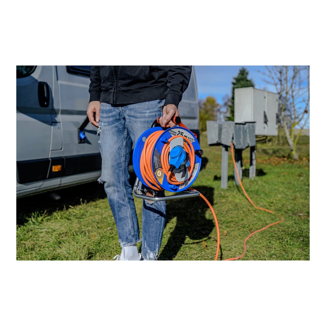Garant G CEE 3 IP44 Enrouleur de câble Camping/Maritime 25m H07RN-F 3G2,5