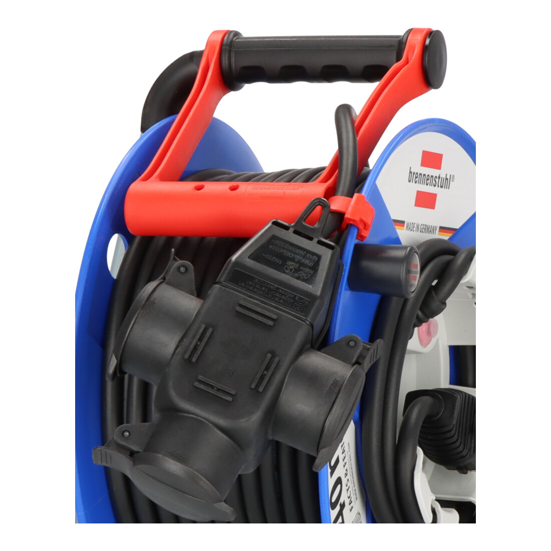 Garant G kabelhaspel IP44 38+2m H07RN-F3G1.5 met drievoudige rubberen koppeling