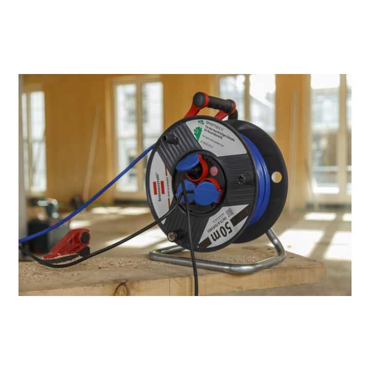 Garant IP44 Kabeltrommel 50m AT-N05V3V3-F 3G1,5 blau