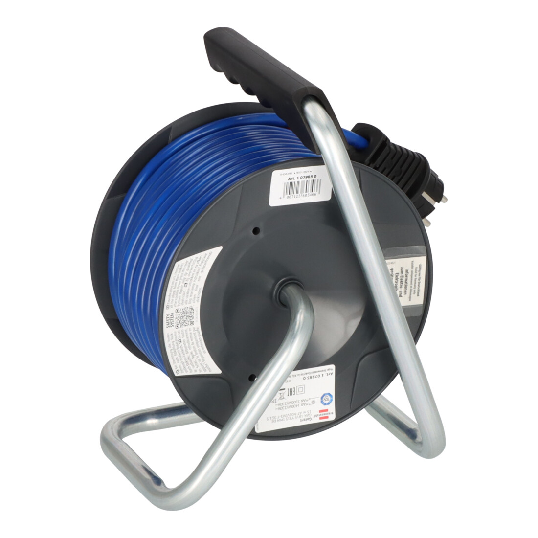 Garant Kompakt IP44 kabelhaspel 15m AT-N05V3V3-F 3G1.5 blauw