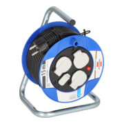 Garant Kompakt Kabeltrommel mit USB-Ladefunktion 15m H05VV-F3G1,5-1