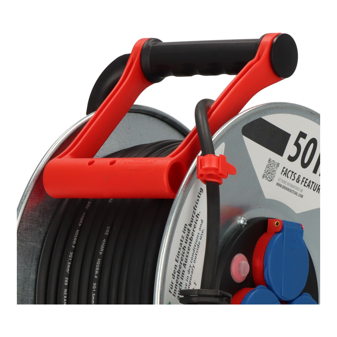 Garant S IP44 kabelhaspel 50m H05RR-F 3G1.5