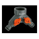 GARDENA 2-Wege-Ventil, für Wasserhähne mit 33,3 mm (G1)-Gewinde
