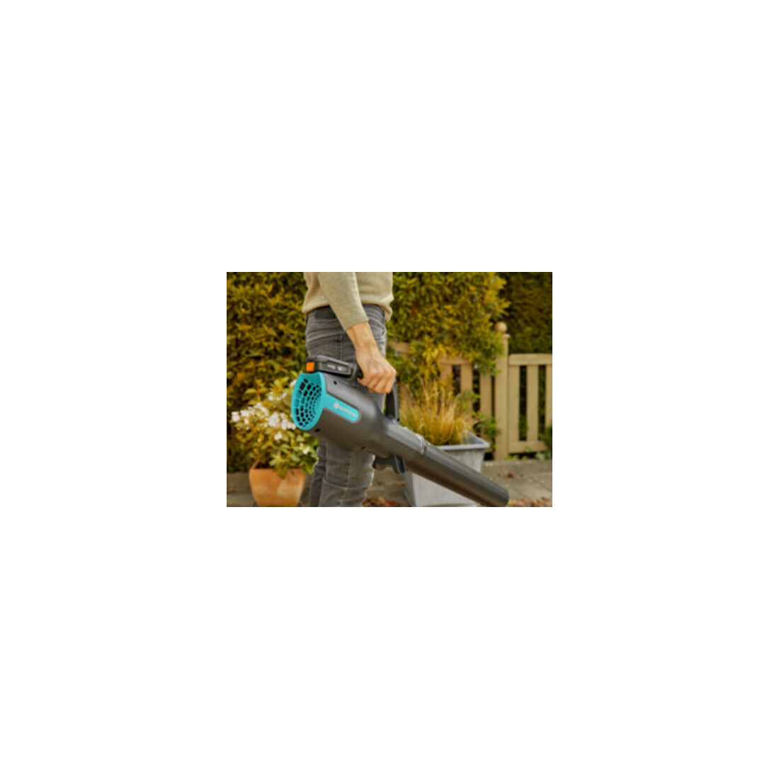 GARDENA Akku-Bläser PowerJet 18V P4A Ready-To-Use Set