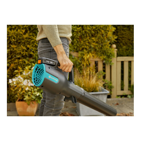 GARDENA Akku-Bläser PowerJet 18V P4A Ready-To-Use Set