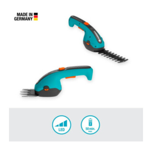 Gardena Akku-Gras-/Strauchschere Set ClassicCut Li