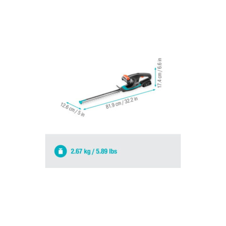 Gardena Akku-Heckenschere EasyCut 40/18V P4A Ready-To-Use Set