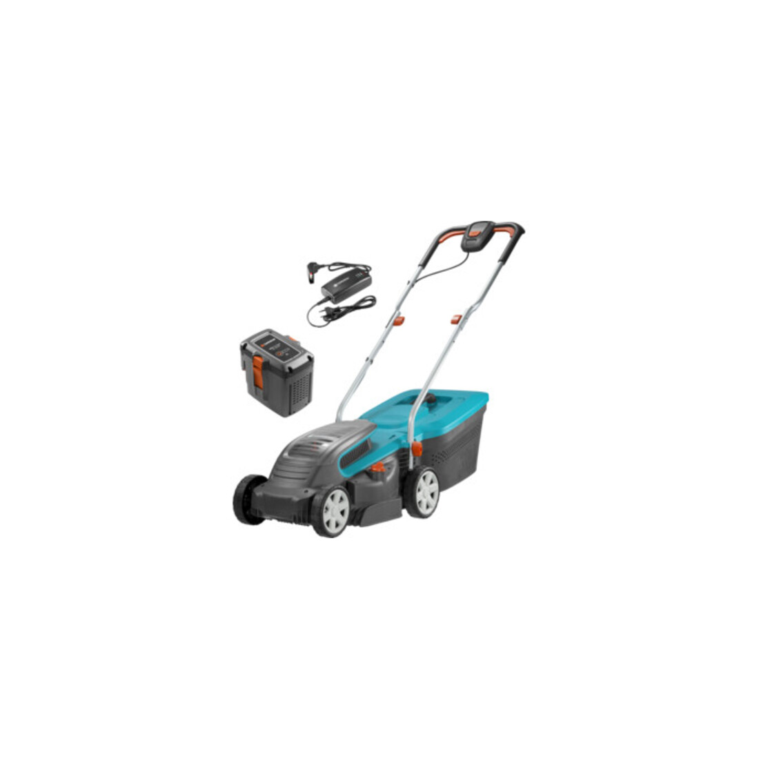GARDENA Akku-Rasenmäher PowerMax Li-40/32 Ready-To-Use Set