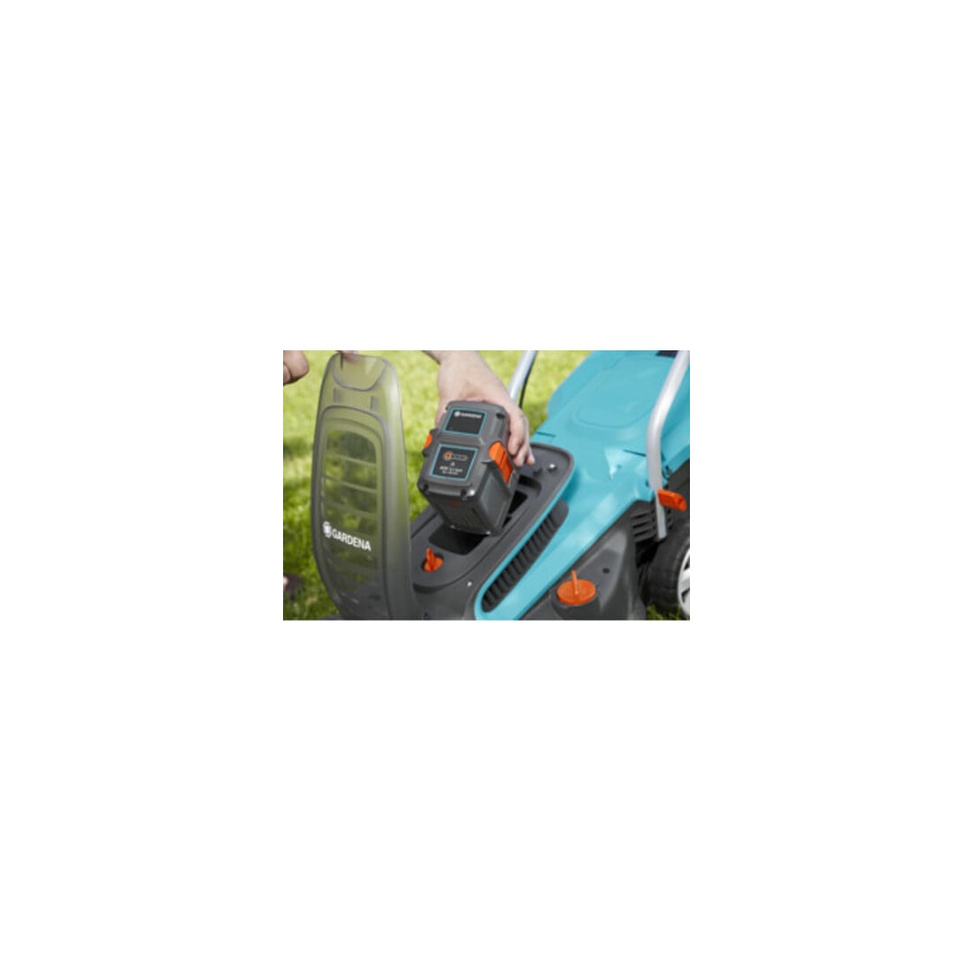 GARDENA Akku-Rasenmäher PowerMax Li-40/32 Ready-To-Use Set