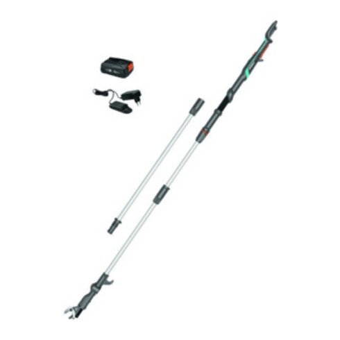 Gardena Akku-Teleskop-Baumschere HighCut 360/18V P4A Ready-To-Use Set