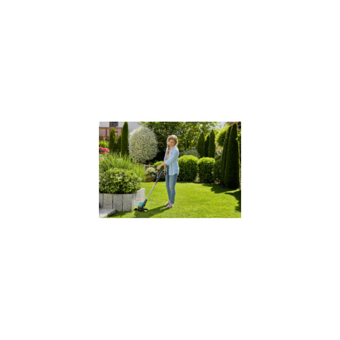 GARDENA Akku-Trimmer EasyCut 23/18V P4A Ready-To-Use Set