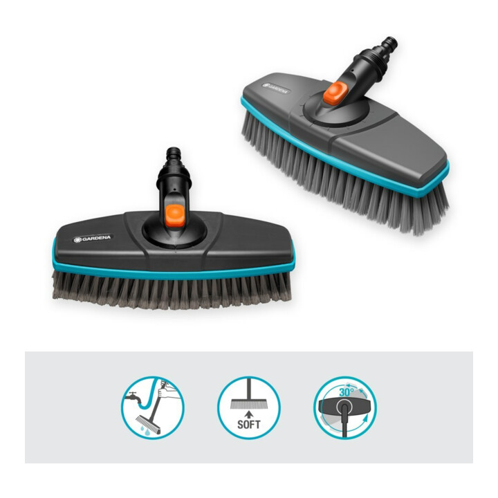Gardena Brosse manche douce Cleansystem 18810-20