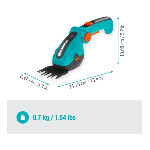 Gardena Cisaille à gazon sans fil ComfortCut Li