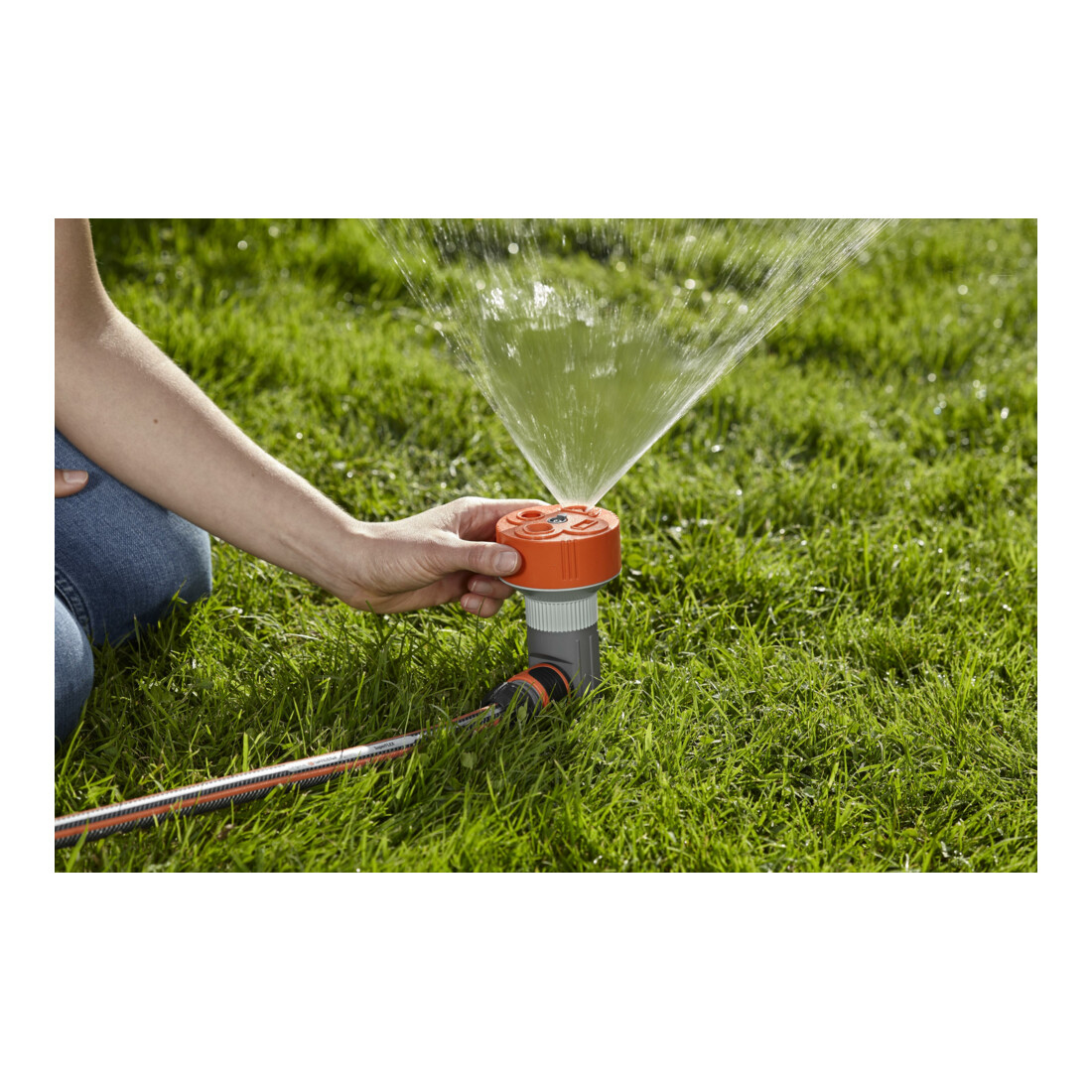 GARDENA Classic 4-Flächenregner Twist-Aktion
