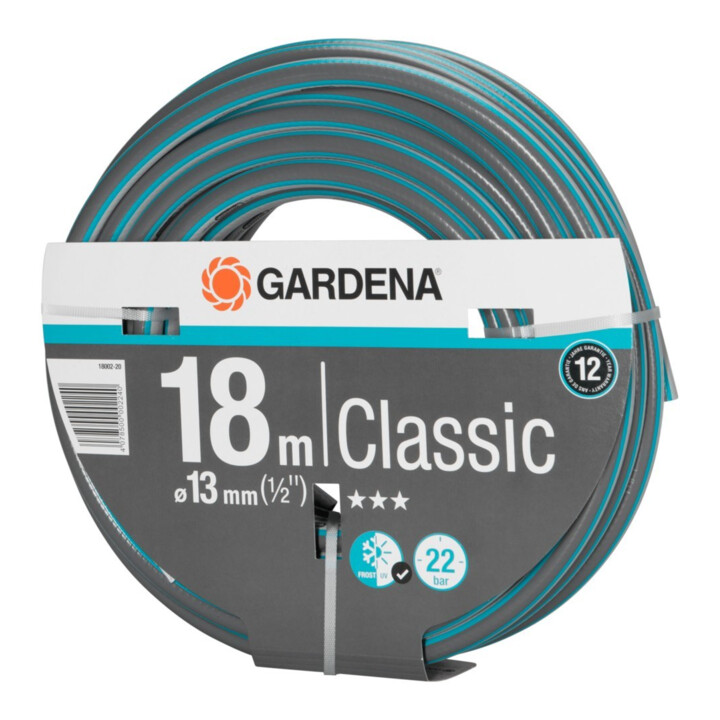 Gardena Classic Schlauch (1/2") 18 m, o. A., 18001