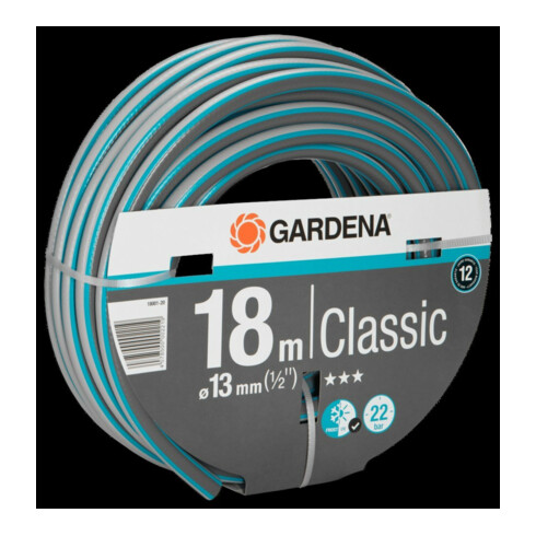 Gardena Classic Schlauch (1/2") 18 m, o. A., 18001