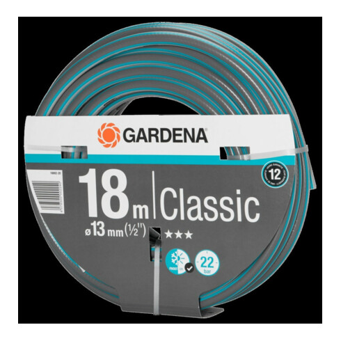 Gardena Classic Schlauch (1/2") 18 m, o. A., 18001