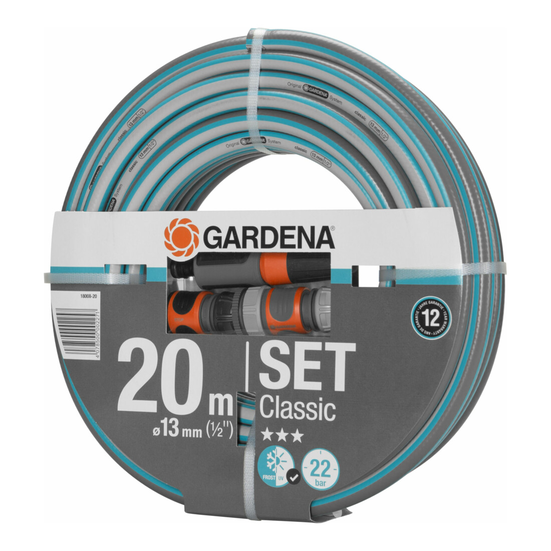 GARDENA Classic Schlauch 13 mm (1/2"), 20 m m. A.