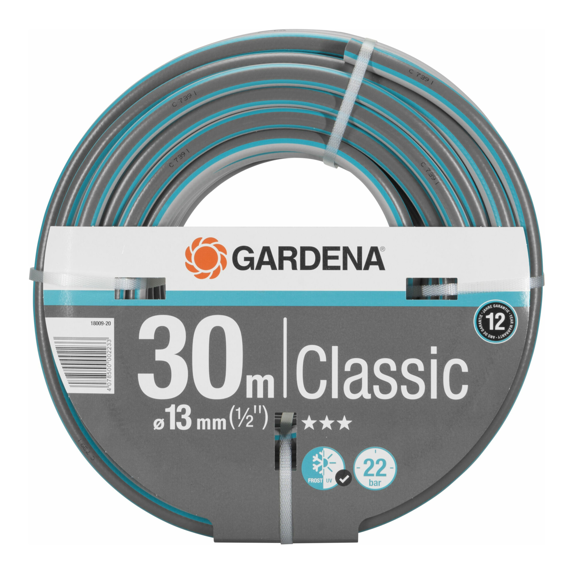 GARDENA Classic Schlauch 13 mm (1/2"), 30 m o. A.