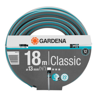 Gardena Classic Tuyau (1/2") 18 m, s. a., 18001