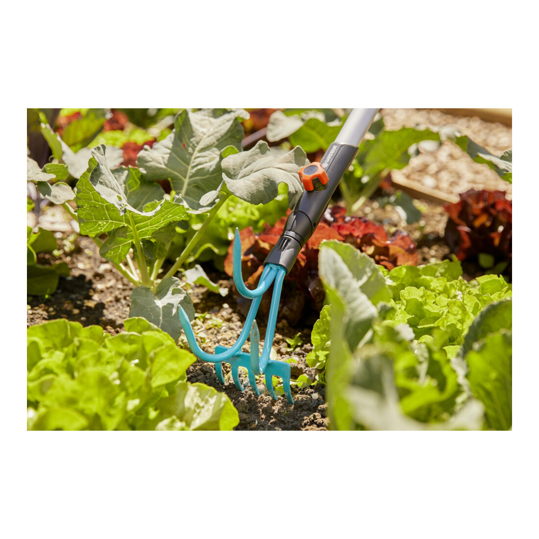 GARDENA combisystem-2in1 Grubber-Rechen