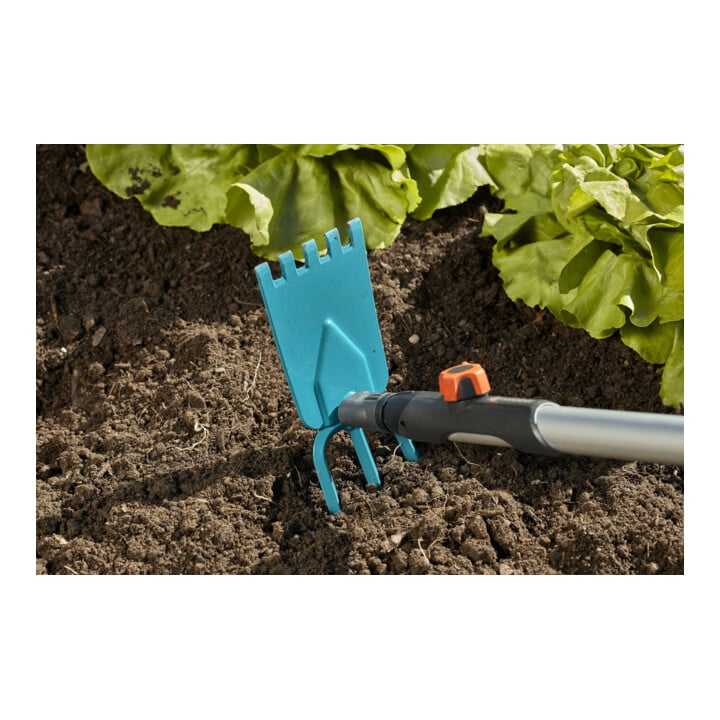 GARDENA combisystem-Gartenhacke gerades Blatt, 3 Zinken, 9 cm breit