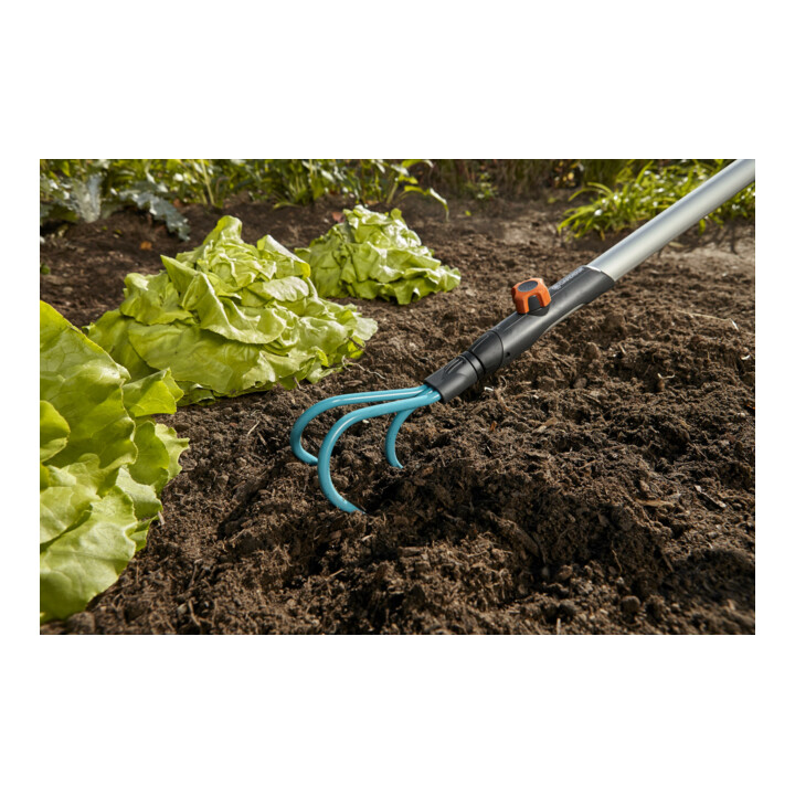 GARDENA combisystem-Komplettangebot (Rechen + Grubber + Stiel)