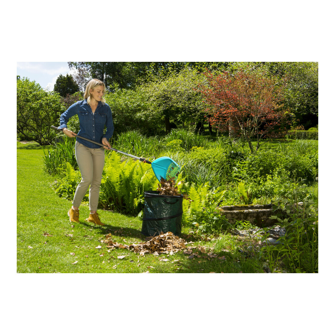 GARDENA combisystem râteau-pelle - Action
