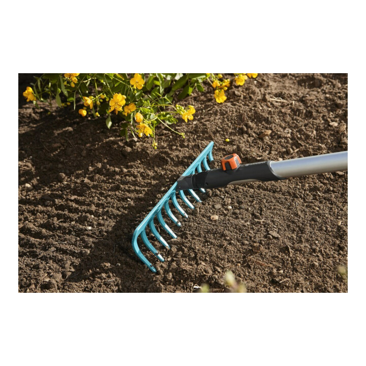 GARDENA combisystem-Rechen, 12 Zinken, 30 cm breit