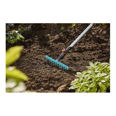 GARDENA combisystem-Rechen, 12 Zinken, 30 cm breit