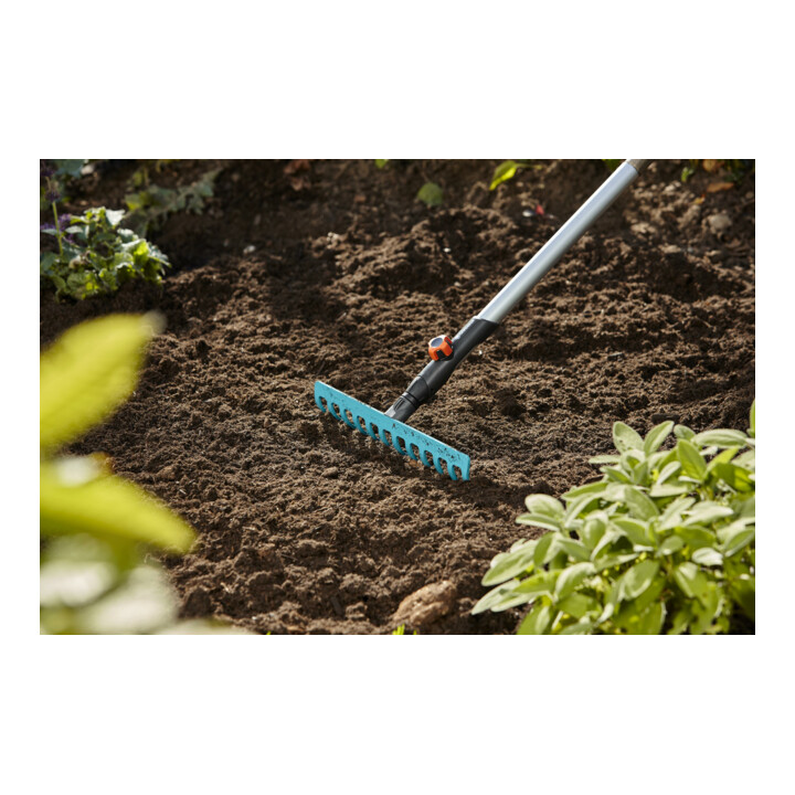 GARDENA combisystem-Rechen, 12 Zinken, 30 cm breit