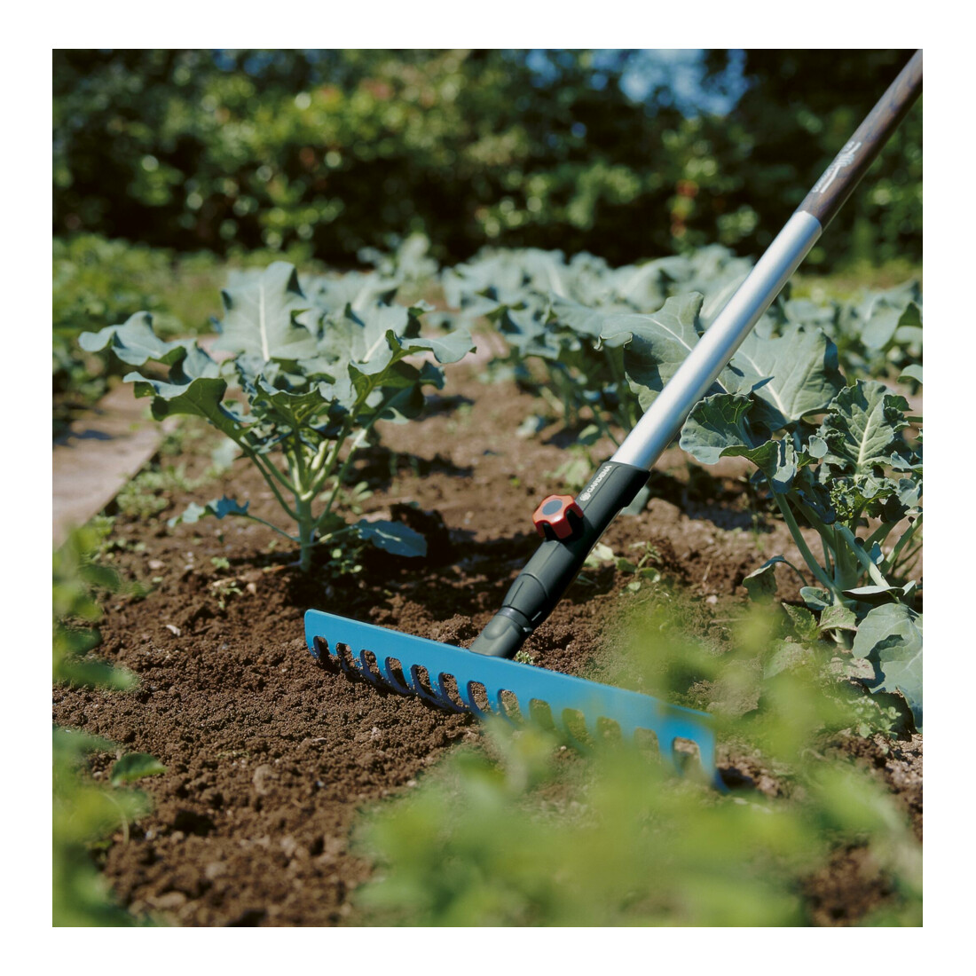 GARDENA combisystem-Rechen, 14 Zinken, 36 cm breit