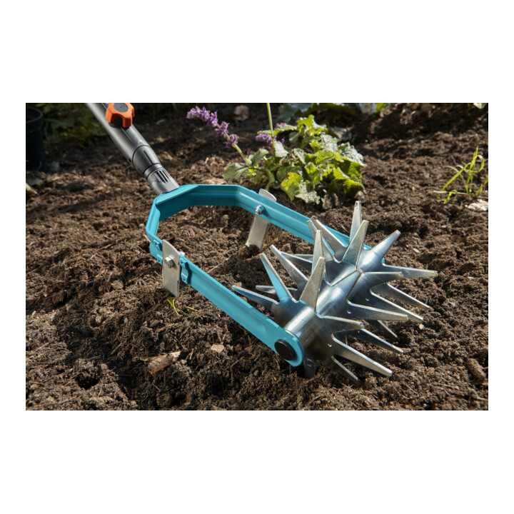 GARDENA combisystem-Sternfräse mit Jätemesser, 14 cm breit