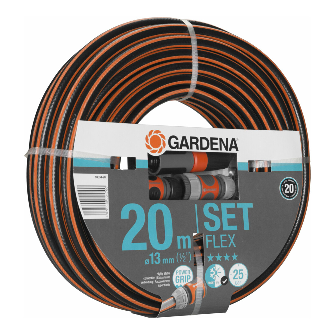 GARDENA Comfort FLEX Schlauch 9x9 13 mm (1/2"), 20 m m. A.