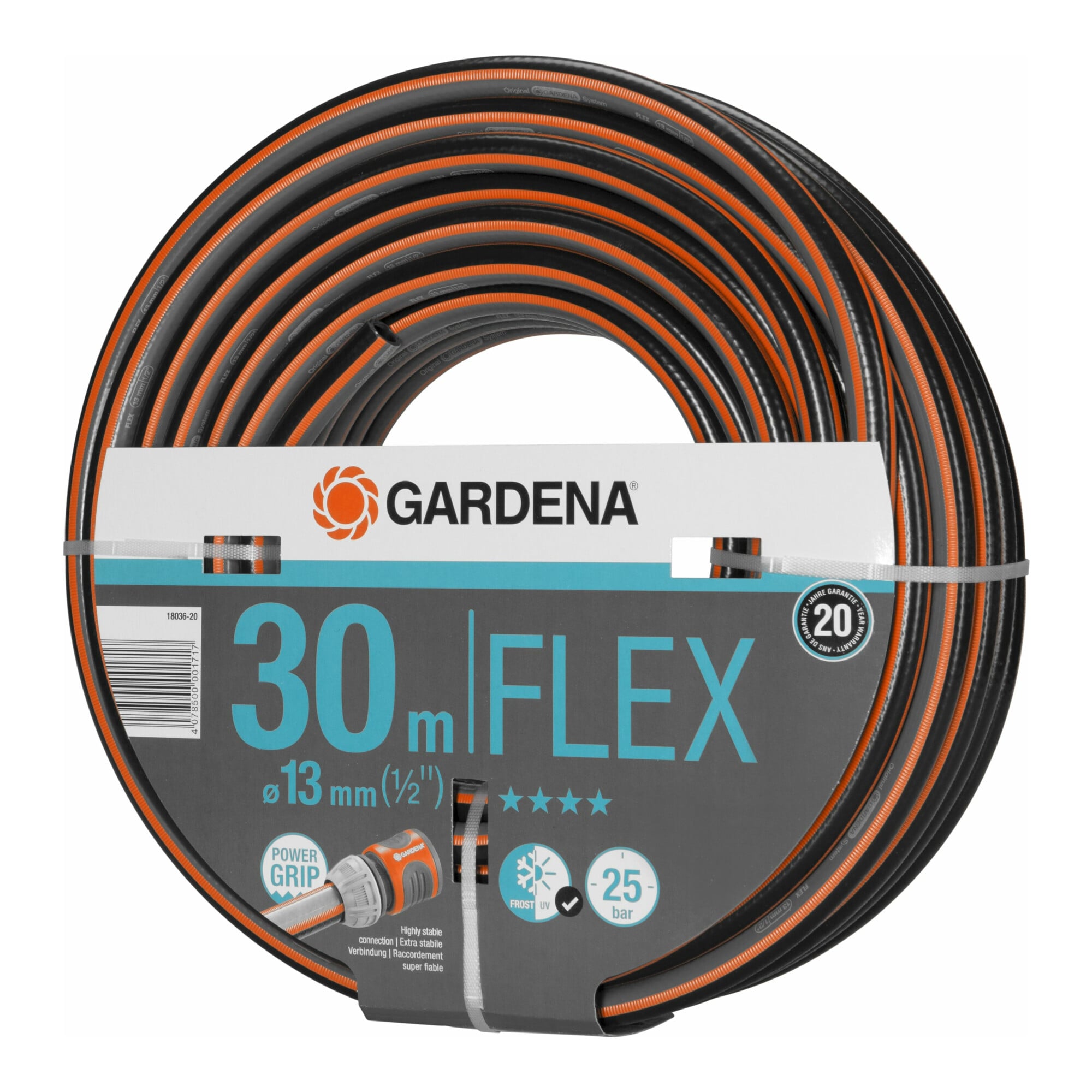 GARDENA Comfort FLEX Schlauch 9x9 13 mm (1/2"), 30 m o. A.