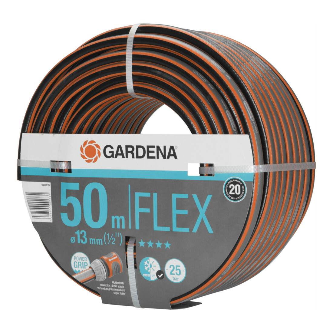 GARDENA Comfort FLEX Schlauch 9x9 13 mm (1/2"), 50 m o. A.