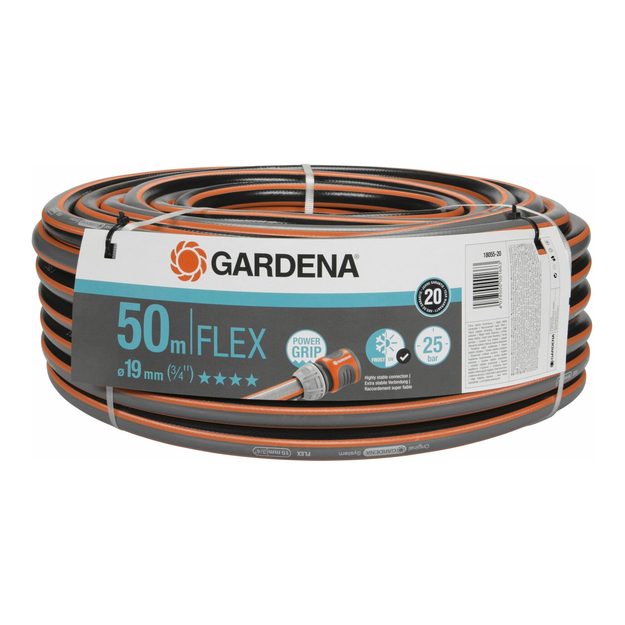 GARDENA Comfort FLEX Schlauch 9x9 19 mm (3/4"), 50 m o. A.