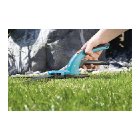 GARDENA Comfort Grasschere, 4-Farb-Infokarte