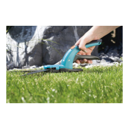 GARDENA Comfort Grasschere, 4-Farb-Infokarte