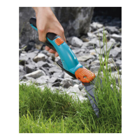 GARDENA Comfort Grasschere, drehbar, 4-Farb-Infokarte