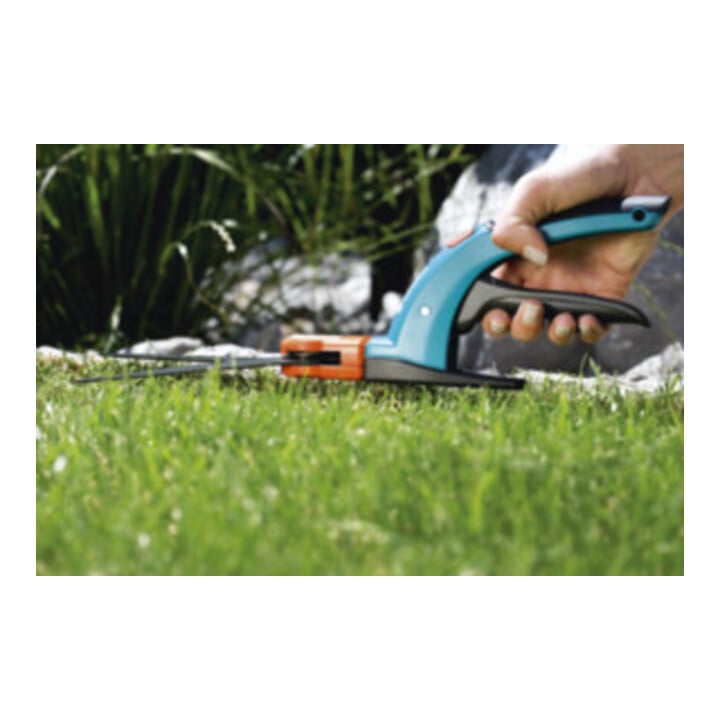 GARDENA Comfort Grasschere, drehbar, 4-Farb-Infokarte