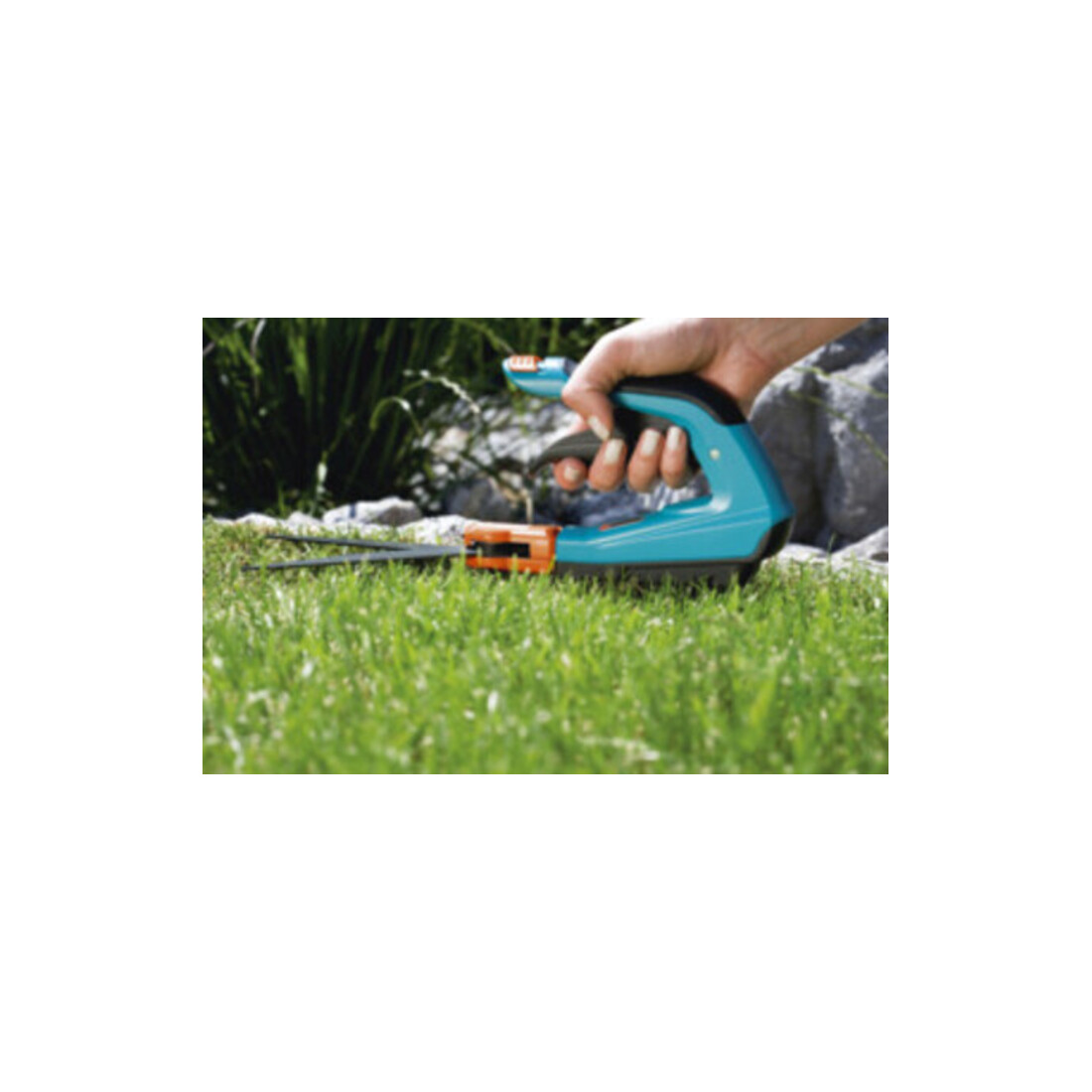 GARDENA Comfort Grasschere, drehbar, 4-Farb-Infokarte