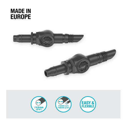 Gardena Connecteur 4,6 mm (3/16") Contenu : 10 pièces MDS