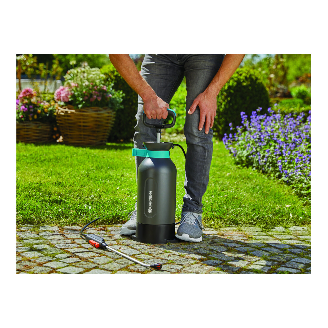 GARDENA Drucksprüher 5 L Comfort + Pumpsprüher 0,75 L - Aktion