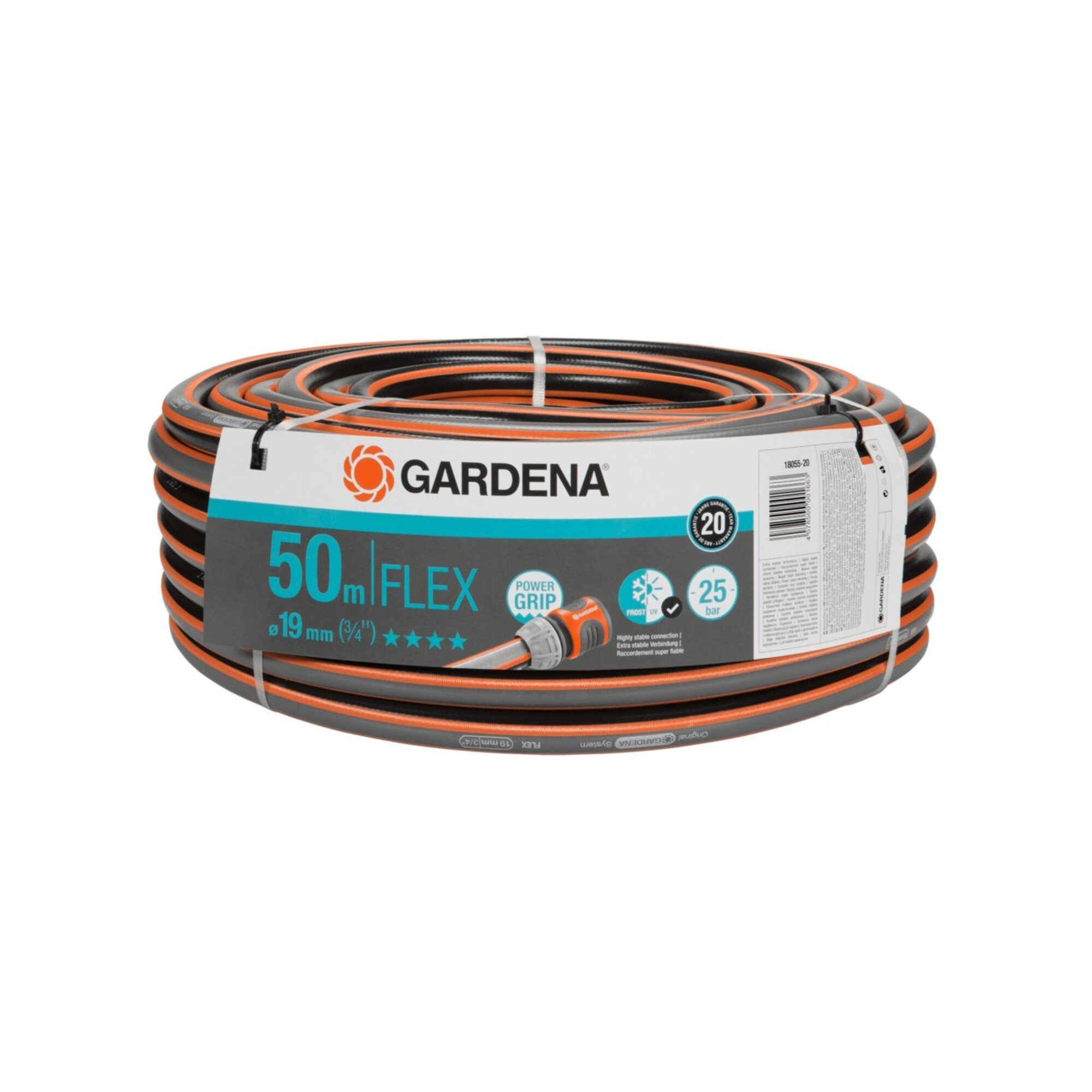 Gardena Flex Schlauch 9x9 (3/4") 50 m, o.A., 18055-22