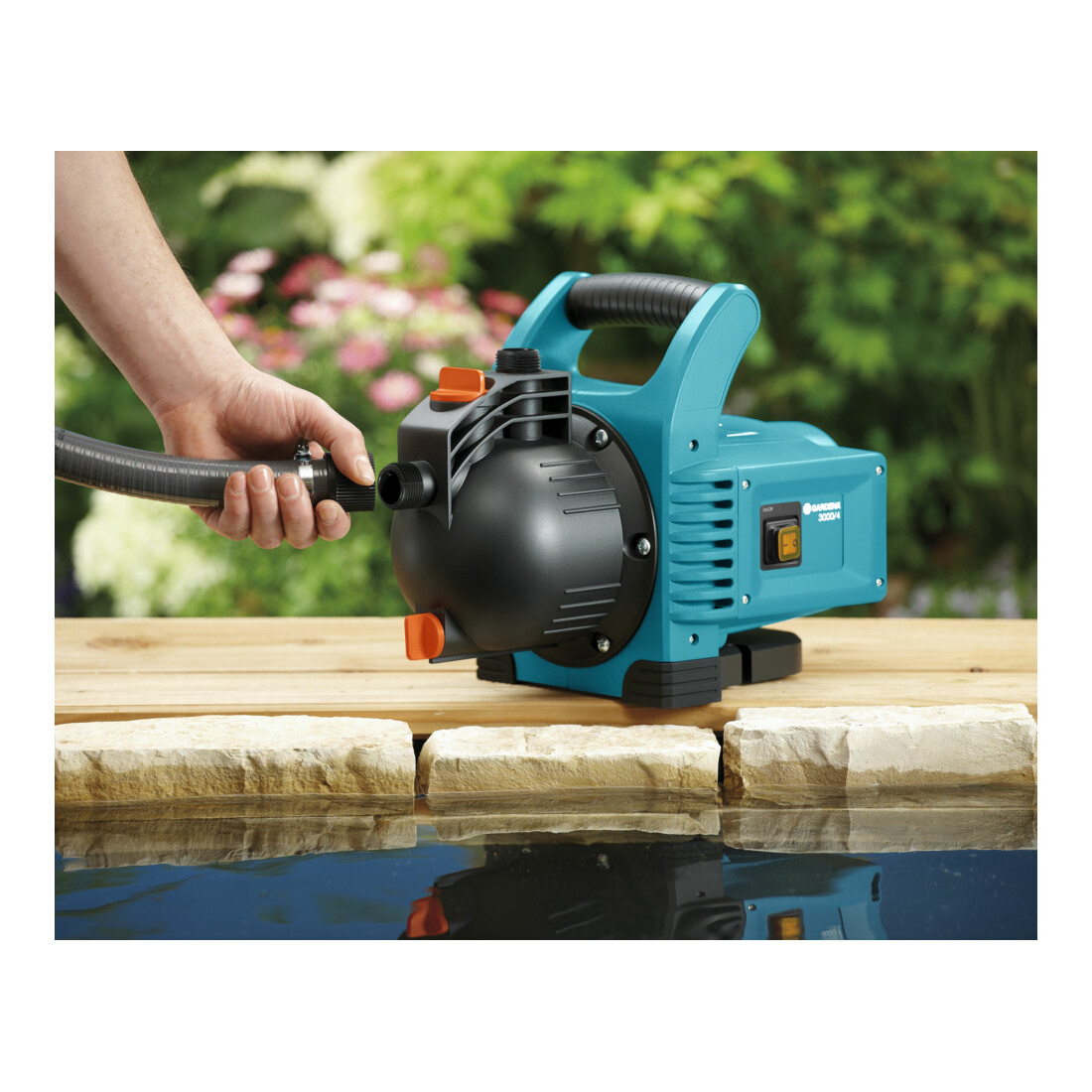 GARDENA Gartenpumpe 3000/4 Set