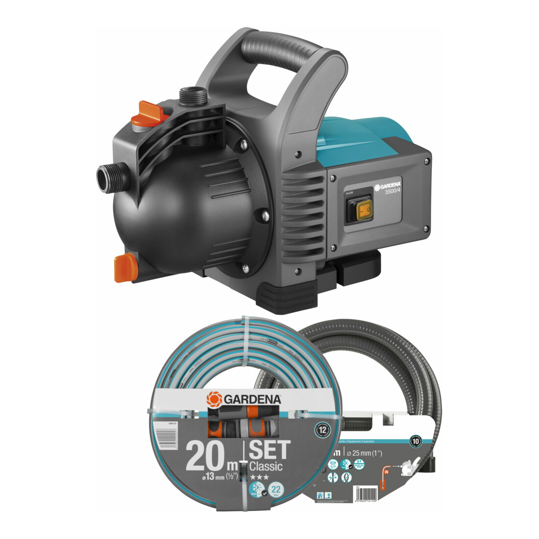 GARDENA Gartenpumpe 3500/4 Set