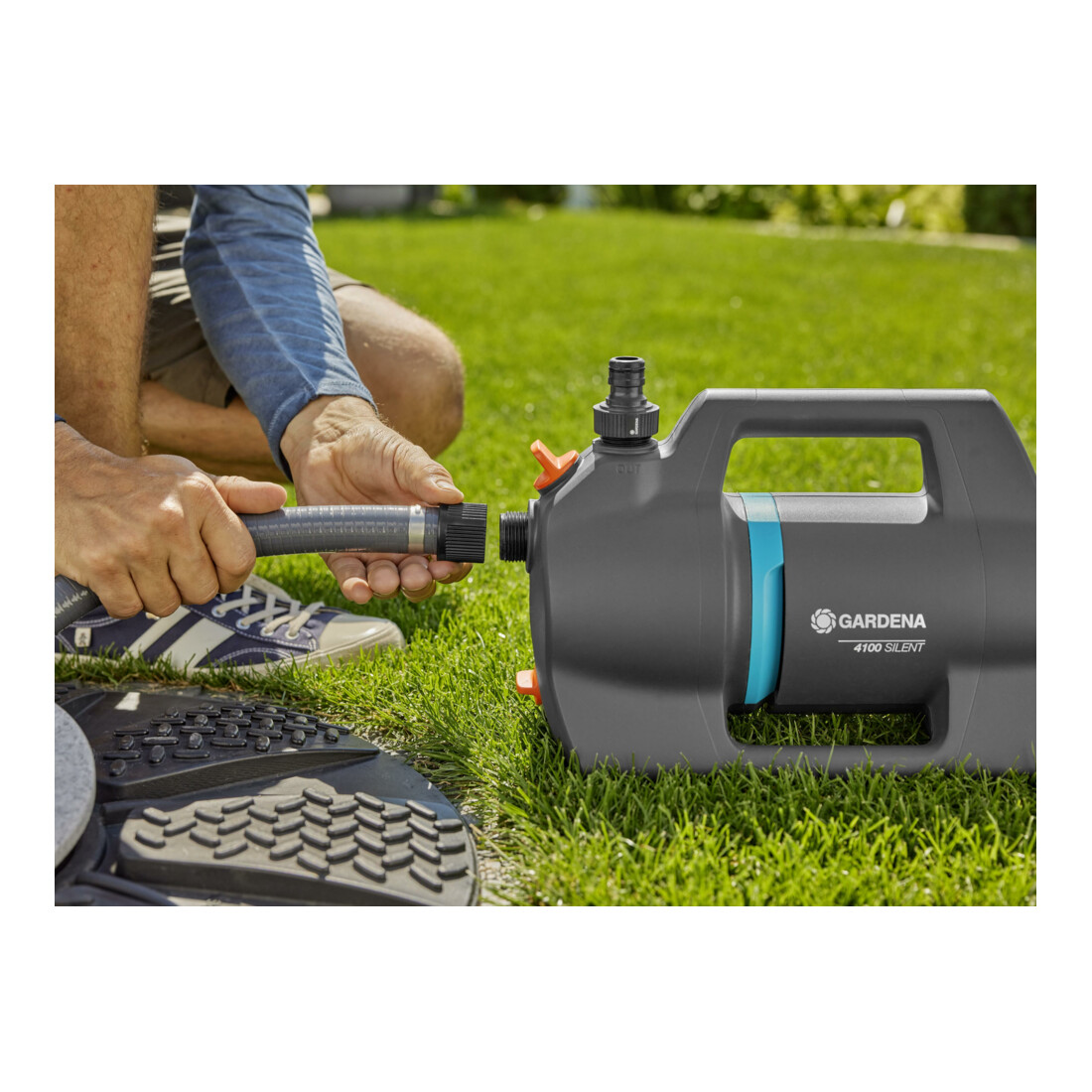 Gardena Gartenpumpe 4100 Silent