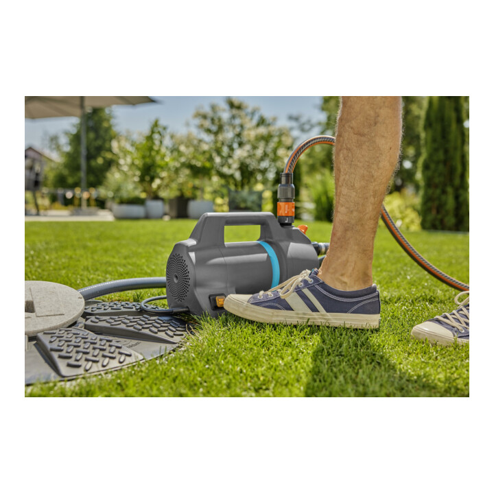Gardena Gartenpumpe 4100 Silent Saugschlauch-Set